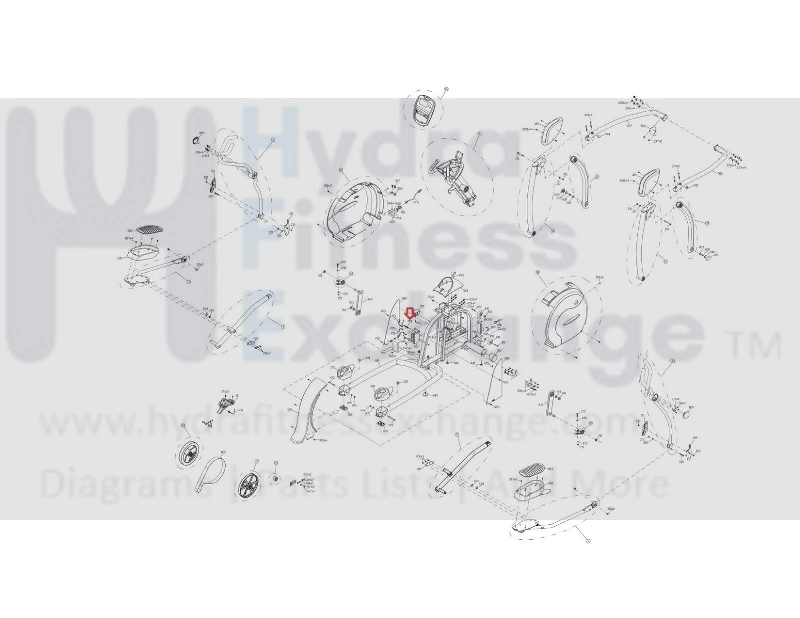 Vision Fitness Elliptical Motor Elevation Wire Harness 0000081098 - Image 2