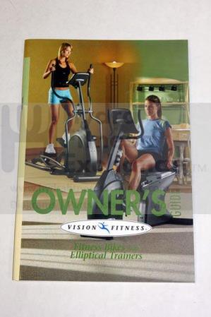 Vision Fitness Elliptical Owner's User's Manual 103241
