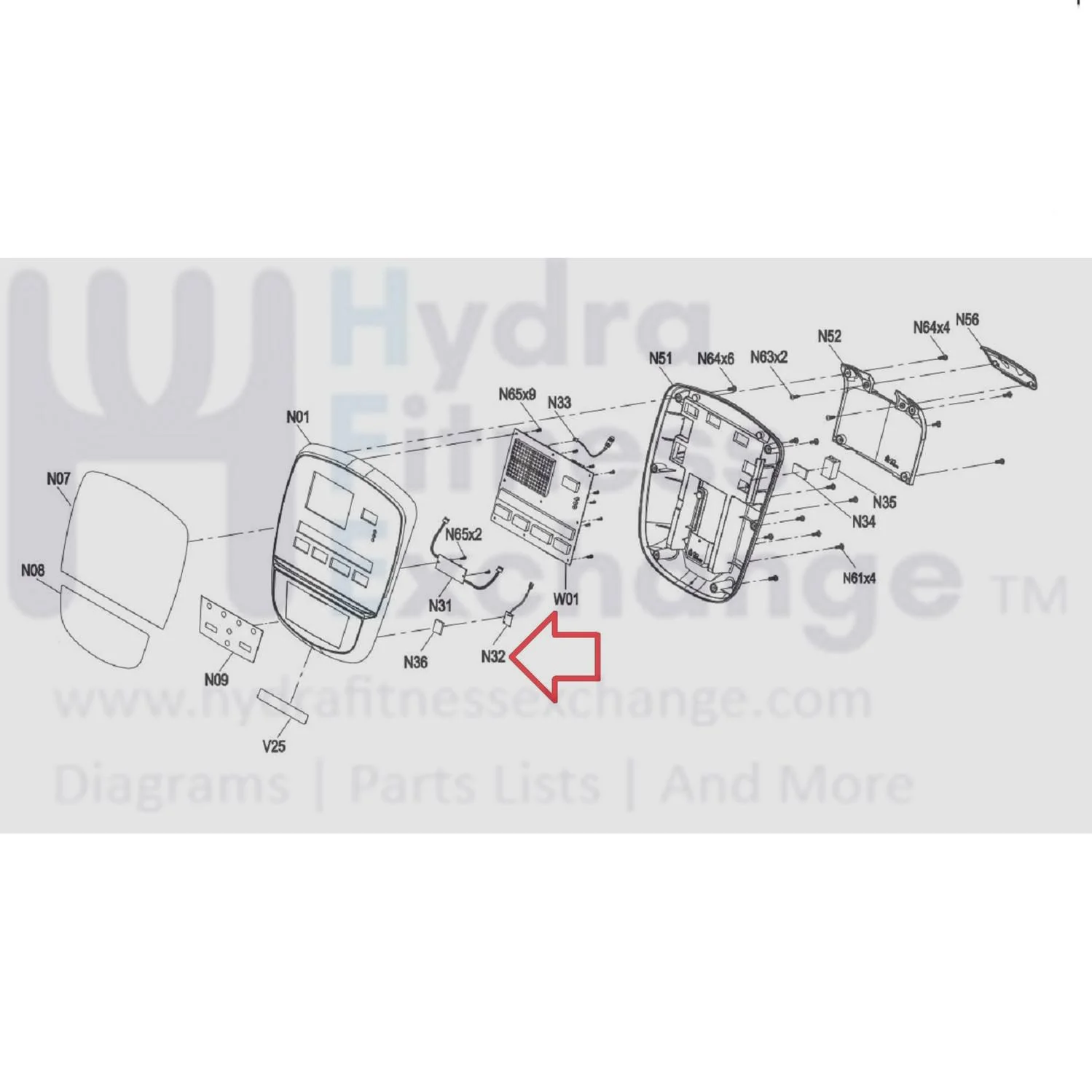 Vision Fitness Elliptical Pulse Receiver Set 013919-A - Image 2