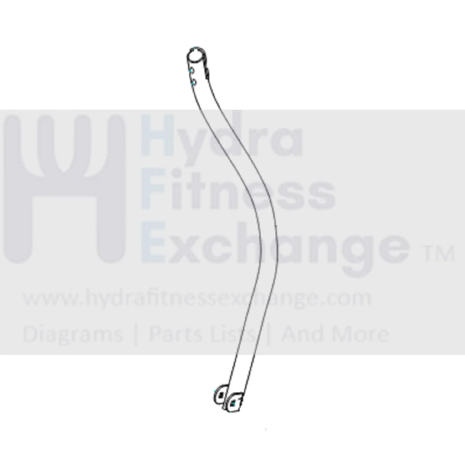 Vision Fitness Elliptical Right Handlebar Assembly 1000094070 - Image 2
