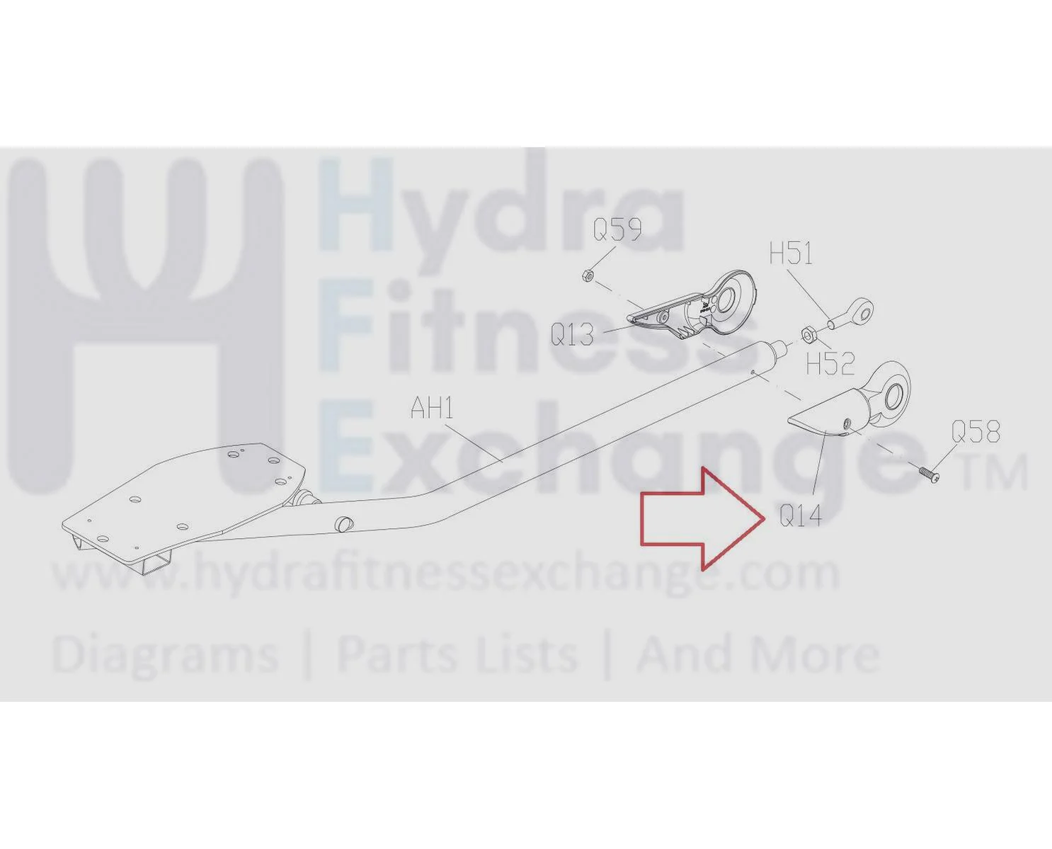 Vision Fitness Elliptical Right Link Arm End Cap 0000081254 - Image 2