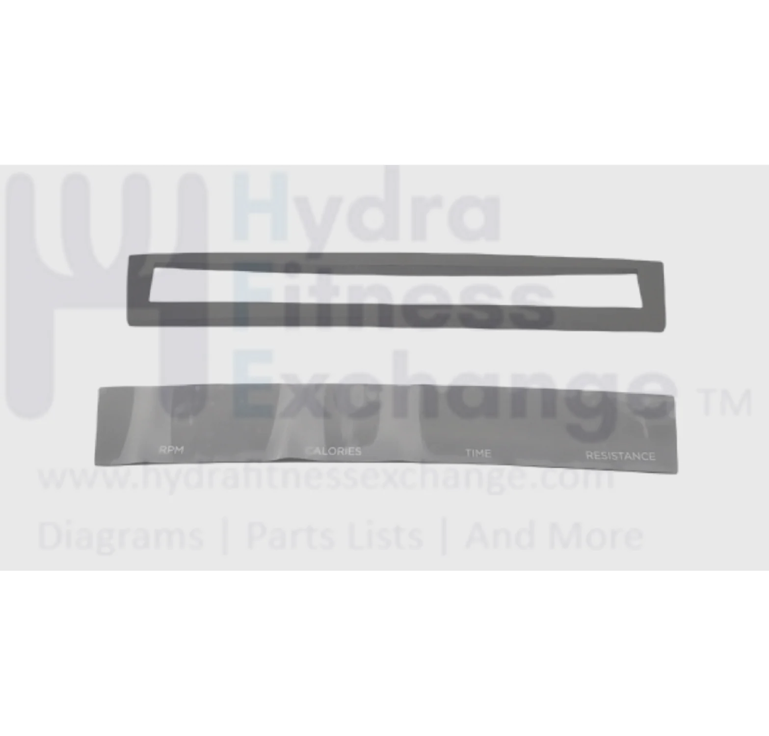 Vision Fitness Elliptical Transparent Overlay Set 1000441315