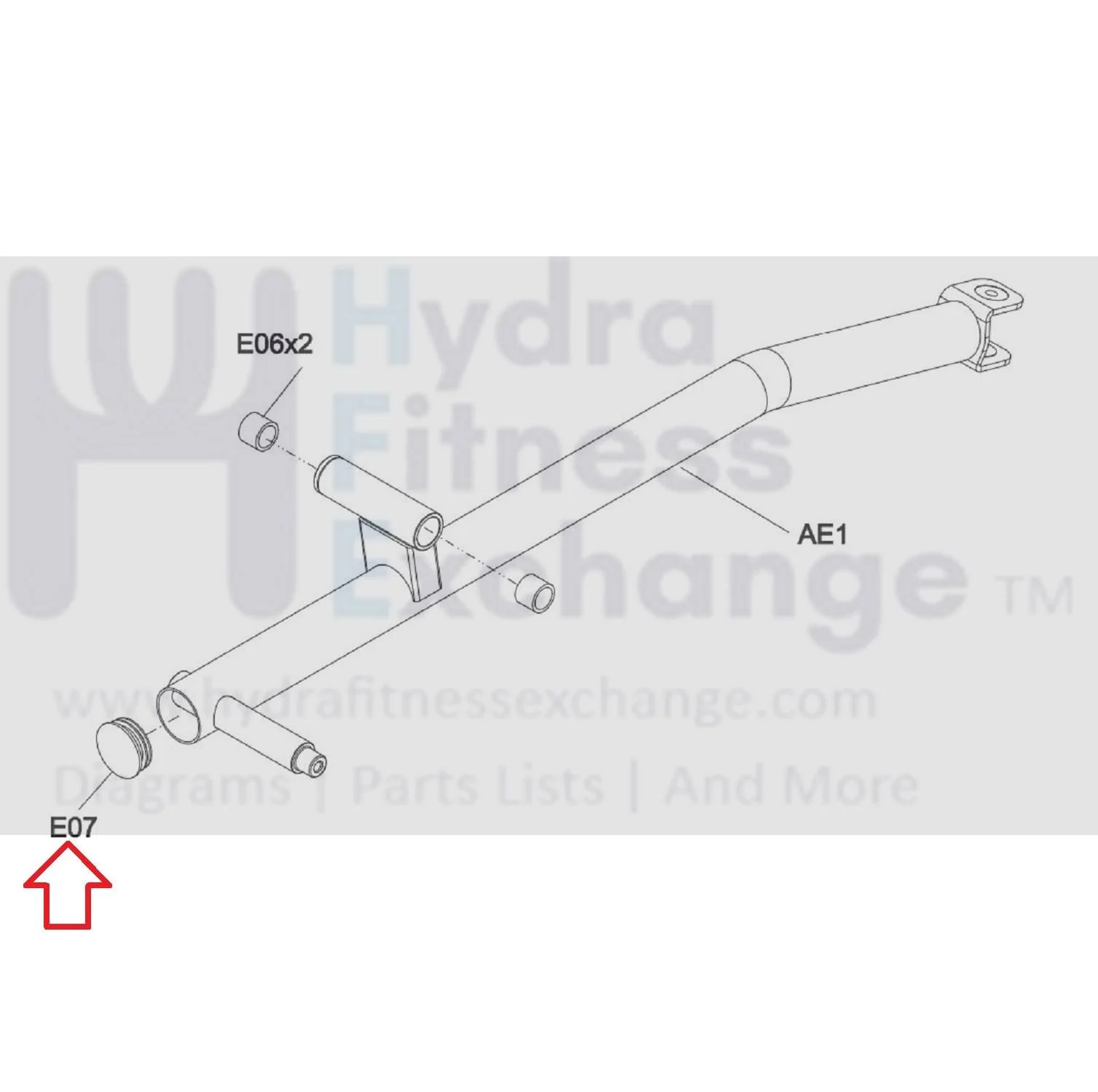 Vision Fitness EP633C EP632B EP725 EP726 PEP633D EP632C Elliptical Pedal Arm End Cap 1000451523 - Image 3