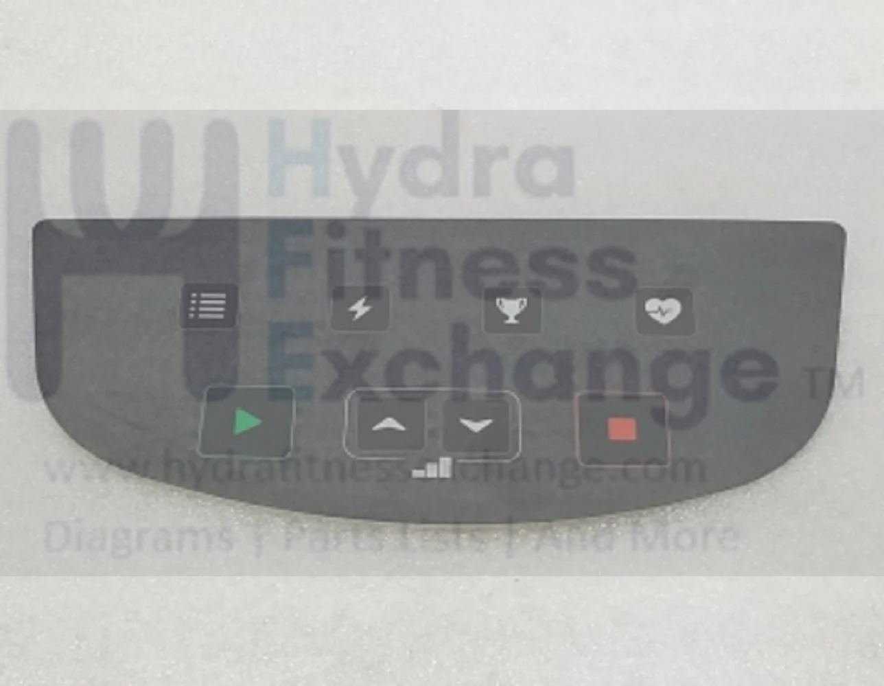 Vision Fitness RB306C CB91C EP633 EP633C Elliptical Display Console Overlay Keypad 1000434900 - Image 2