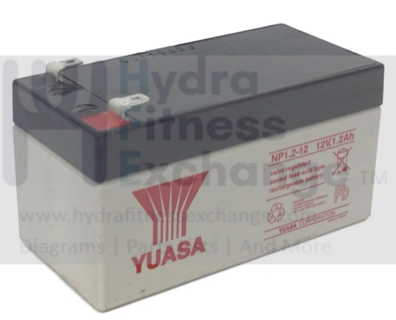 Vision Fitness Stationary Bike Lead Acid Battery 005809-00