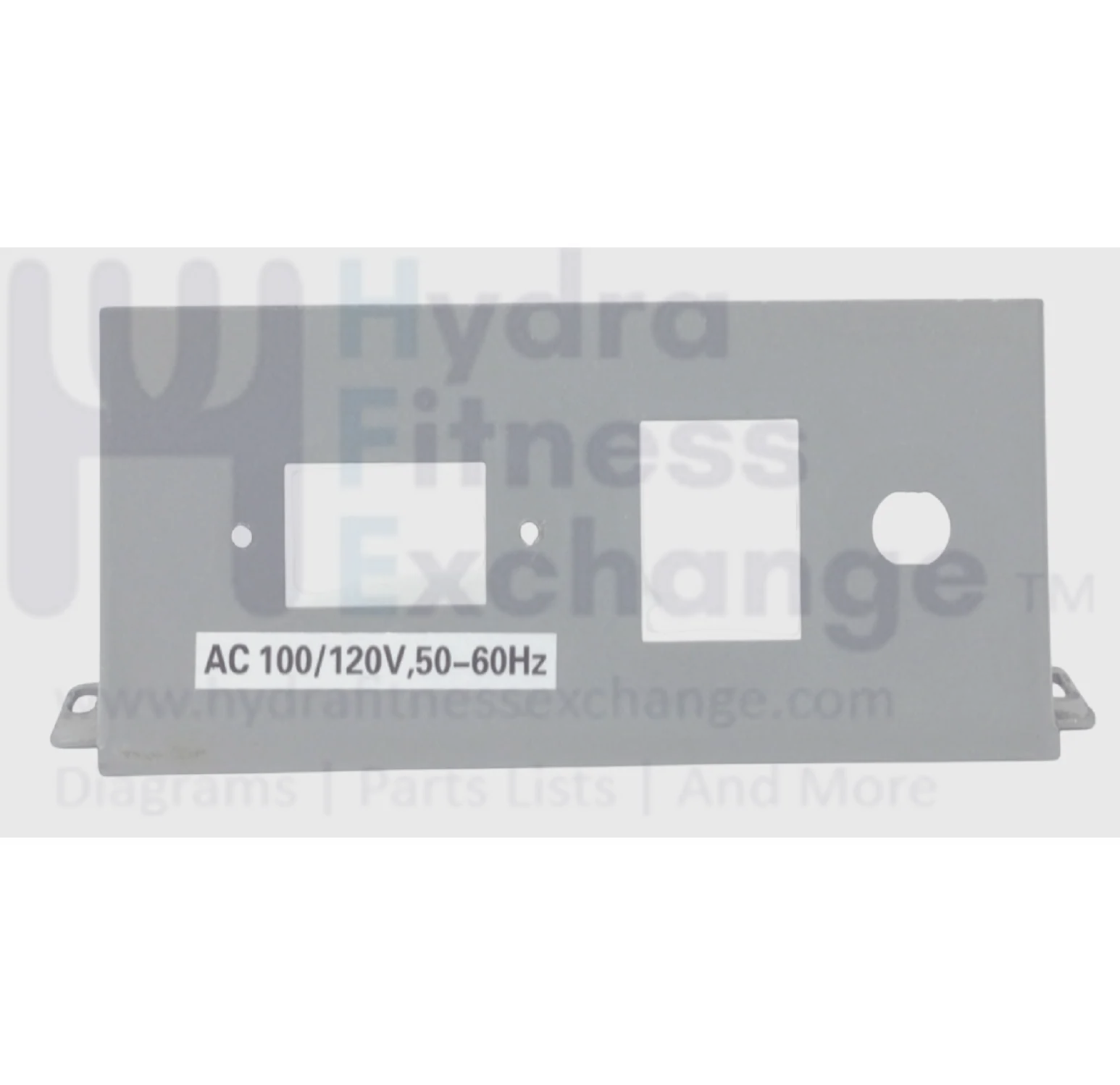 Vision Fitness T9550 T9250 Titanium Silver Treadmill Power Switch Plate 022042-B
