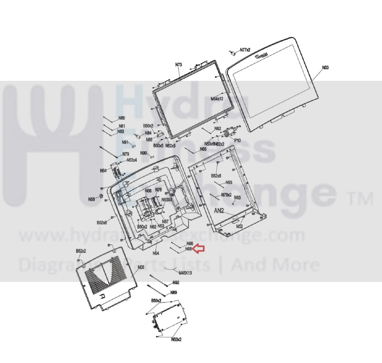 Vision Fitness TM743B EP725 EP726 RB211 CB209 Treadmill Mini HDMI T Connect Wire 180mm 1000450204 - Image 3