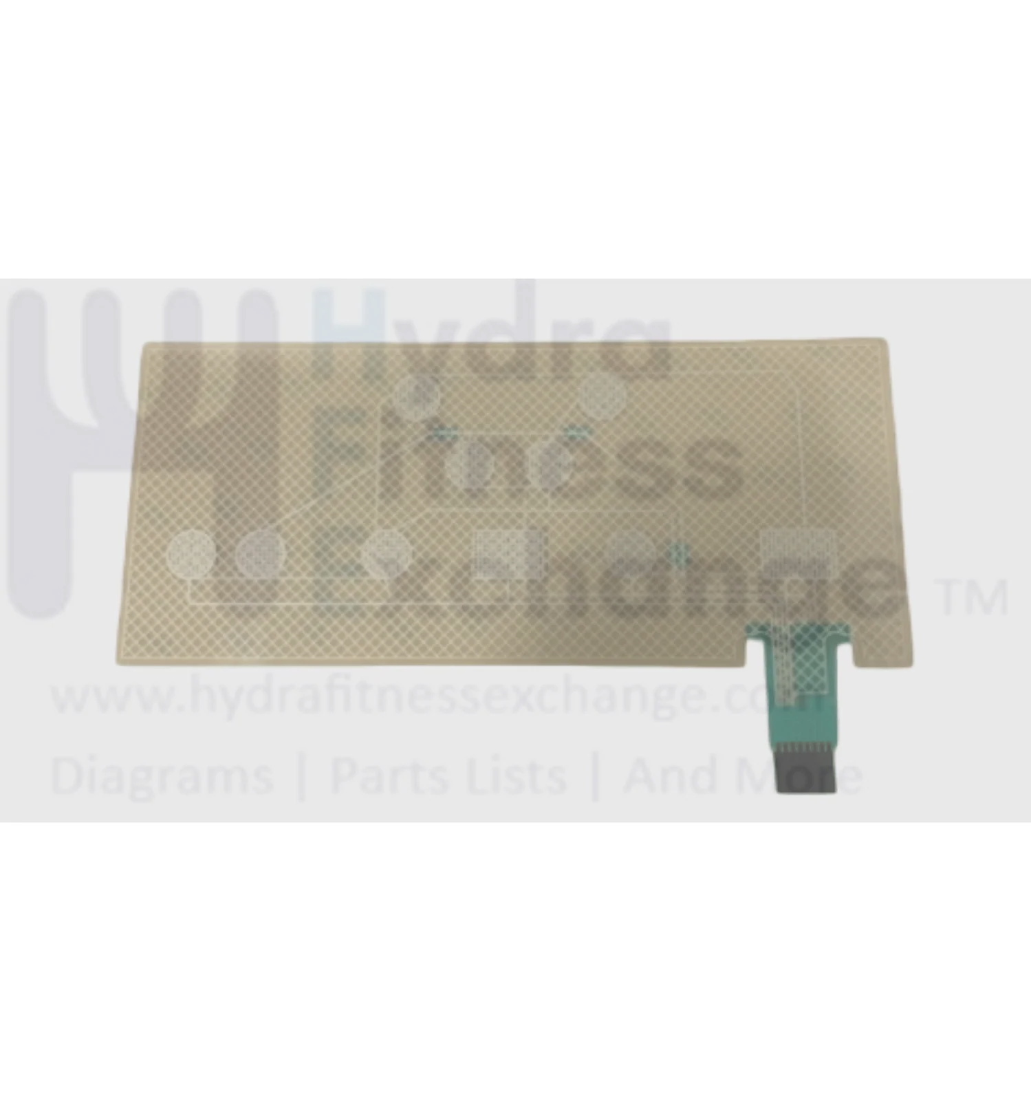 Vision Fitness Treadmill Membrane Keypad 10 Key 1000450170