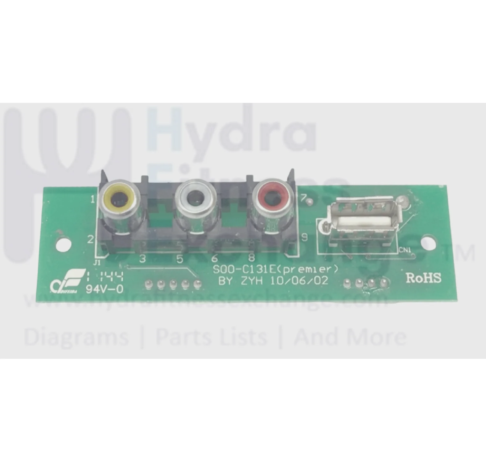 Vision Fitness Treadmill USB Video Console Board 1000213283 - Image 2