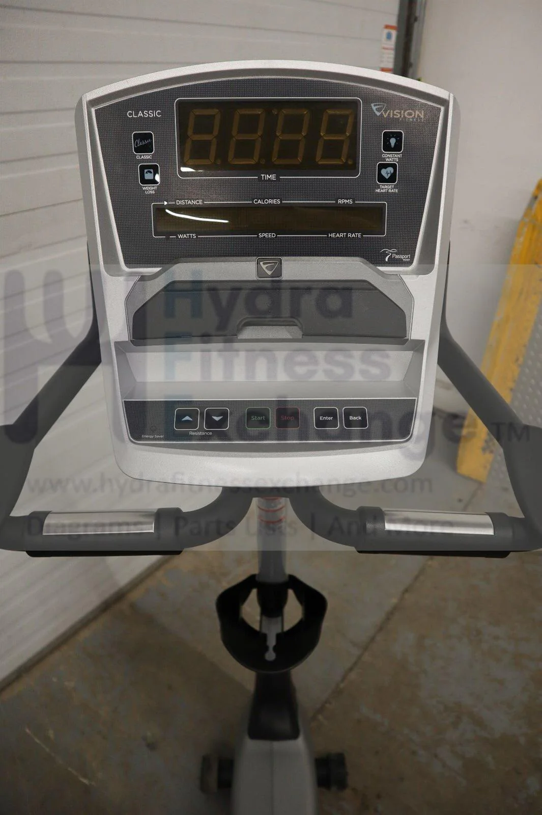 Vision Fitness U40 CB1581 Upright Stationary Bike - Image 4