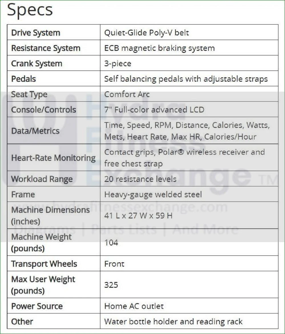Vision Fitness U40 CB1581 Upright Stationary Bike - Image 5