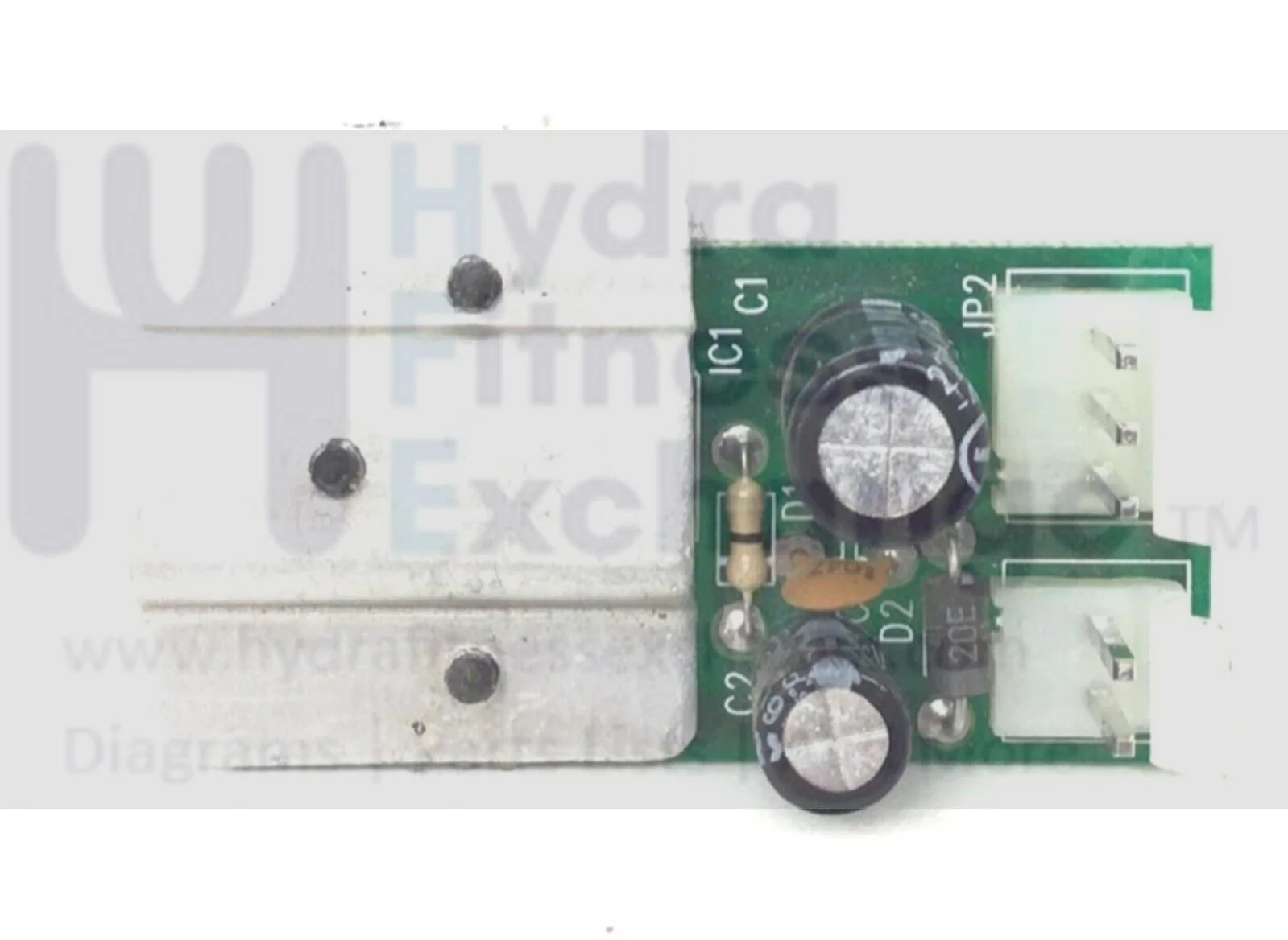 Vision Fitness X6200HRT Elliptical Capacitor Circuit Board with Frame