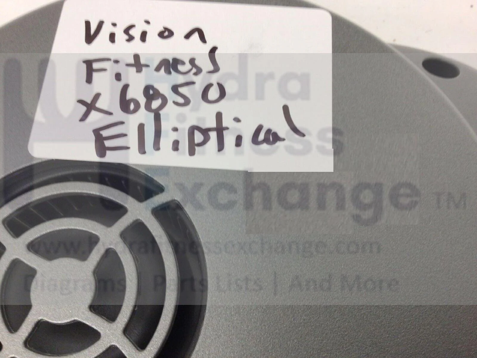 Used Vision Fitness X67xx X68xxX6750HRT Elliptical Display Console Assembly 058858-CA - Image 2