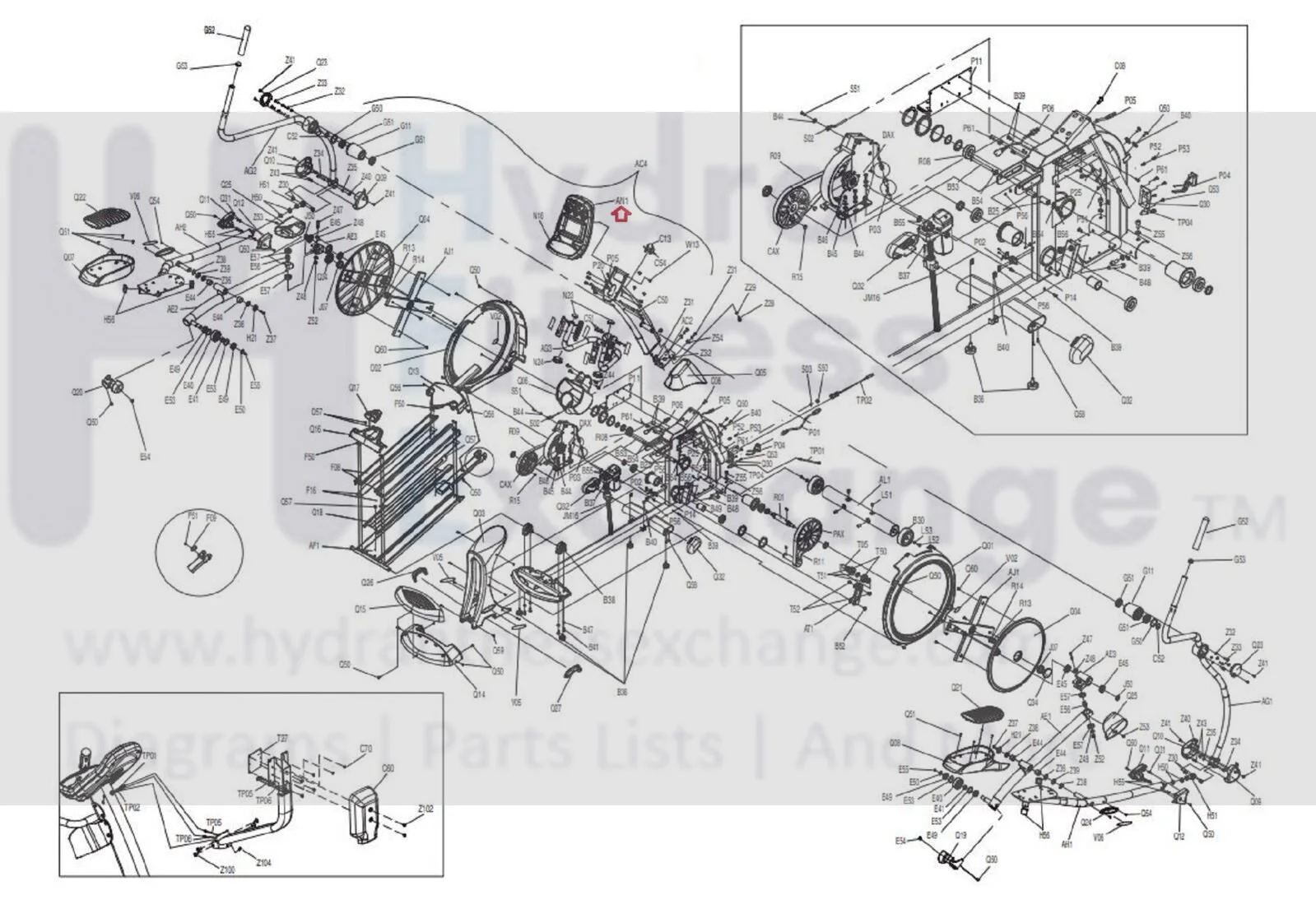 Vision Fitness X67xx X68xxX6750HRT Elliptical Display Console Assembly 058858-CA - Image 3