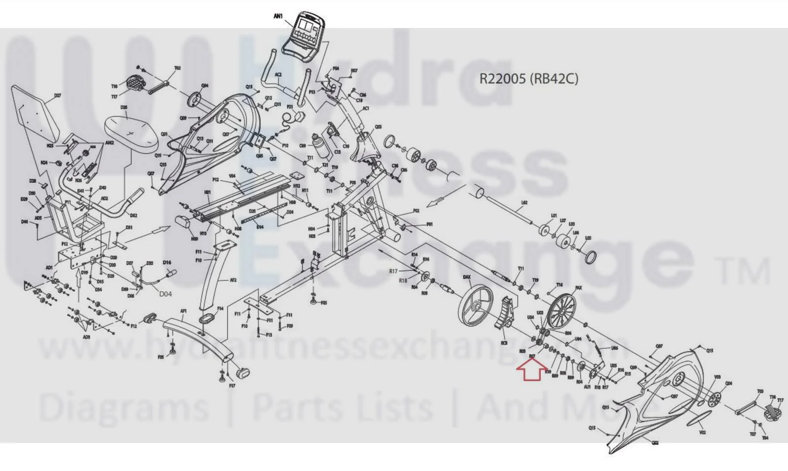 Vision Horizon Fitness Stationary Bike One Way Clutching Bearing 004096-00 - Image 2