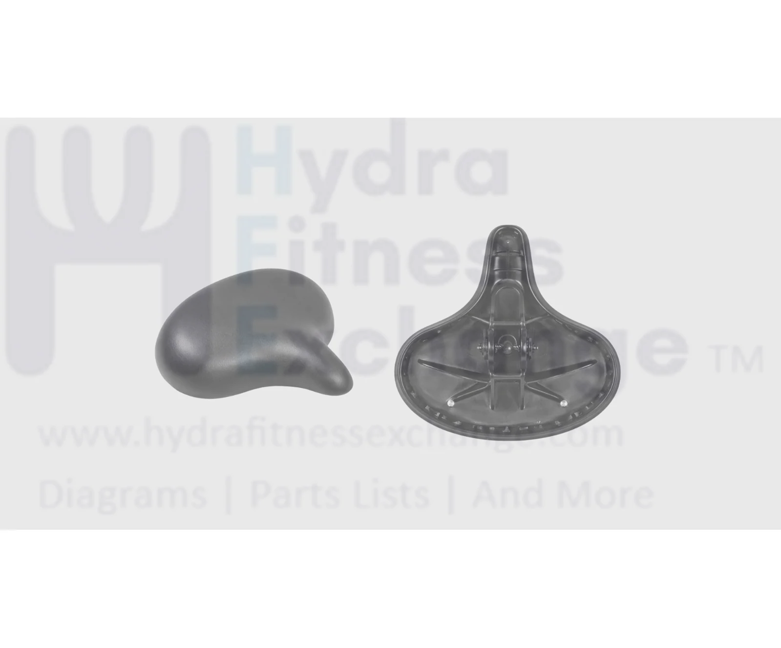 Vision Indoor Cycles Saddle Seat Round Stud Clamp Style L 330mm x W 316mm - Image 2