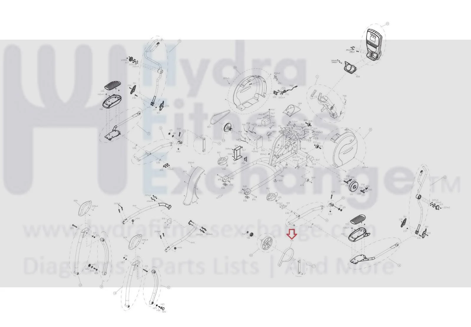 Vision Matrix Fitness Elliptical Pulley Drive Belt 46" Rib 16 0000094297 - Image 3