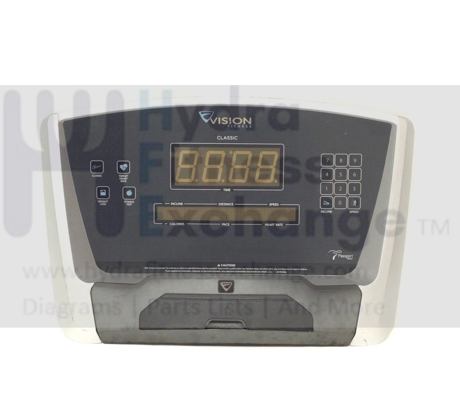 Vision T40 T80 TF20 TF40 Treadmill Display Console with Circuit Board 1000220023