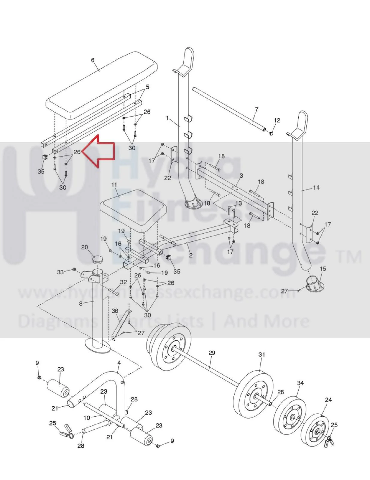 Weider Gold's Gym Strength System M6 Washer 377257 - Image 2