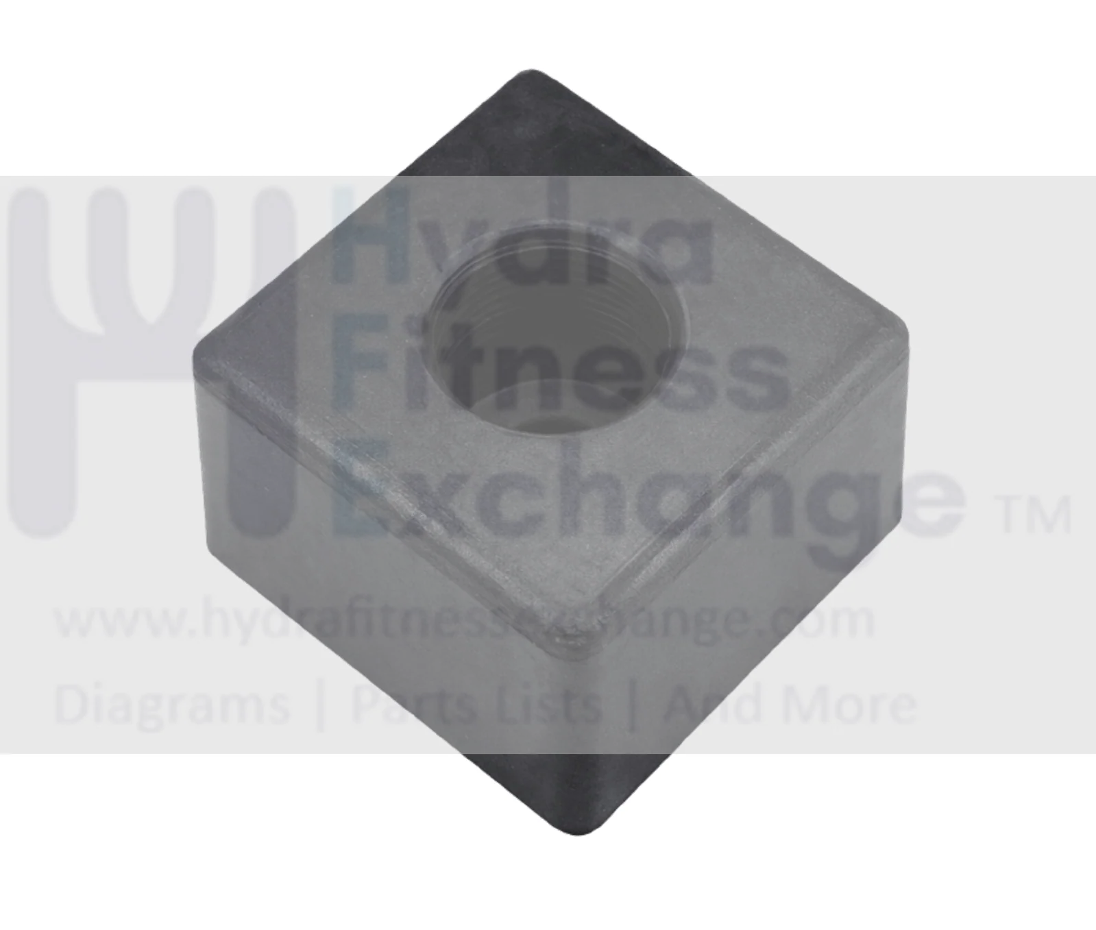 Weight Stack Rubber Bumper L 50mm & W 50mm & H 30mm & Diameter of Hole 20mm - Image 2