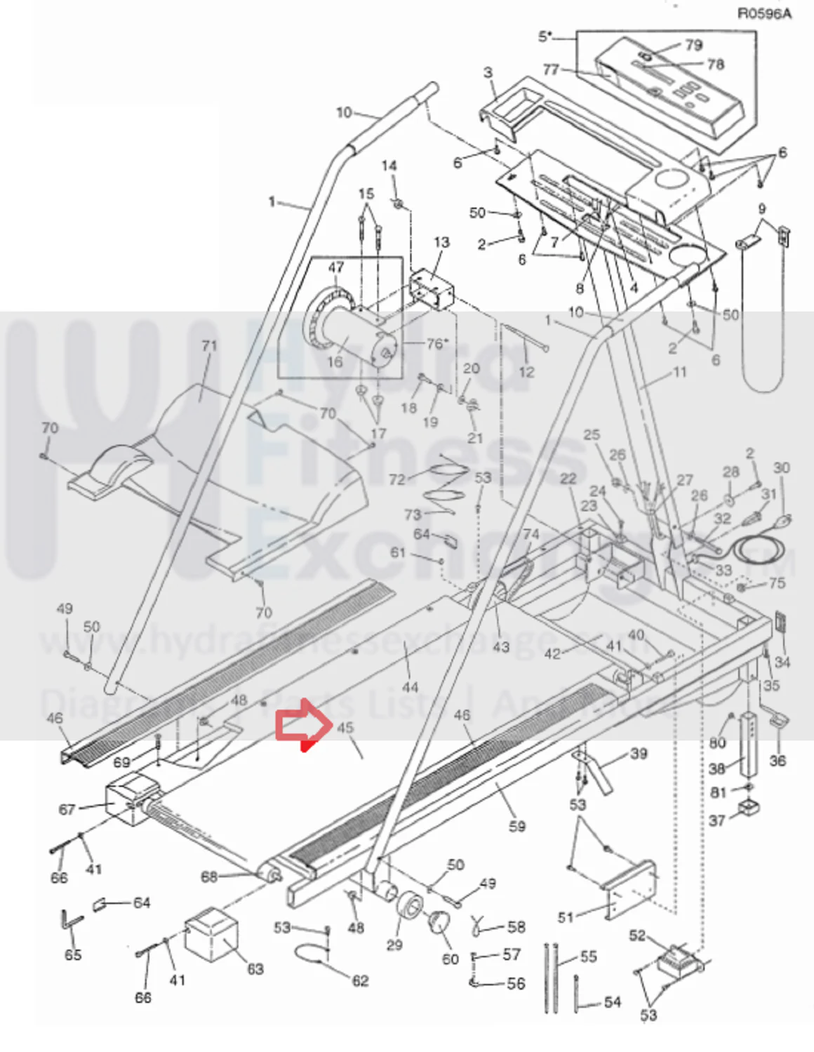 Weslo Proform Lifestyler Treadmill OEM Walking Running Belt Treadbelt 124882 - Image 3