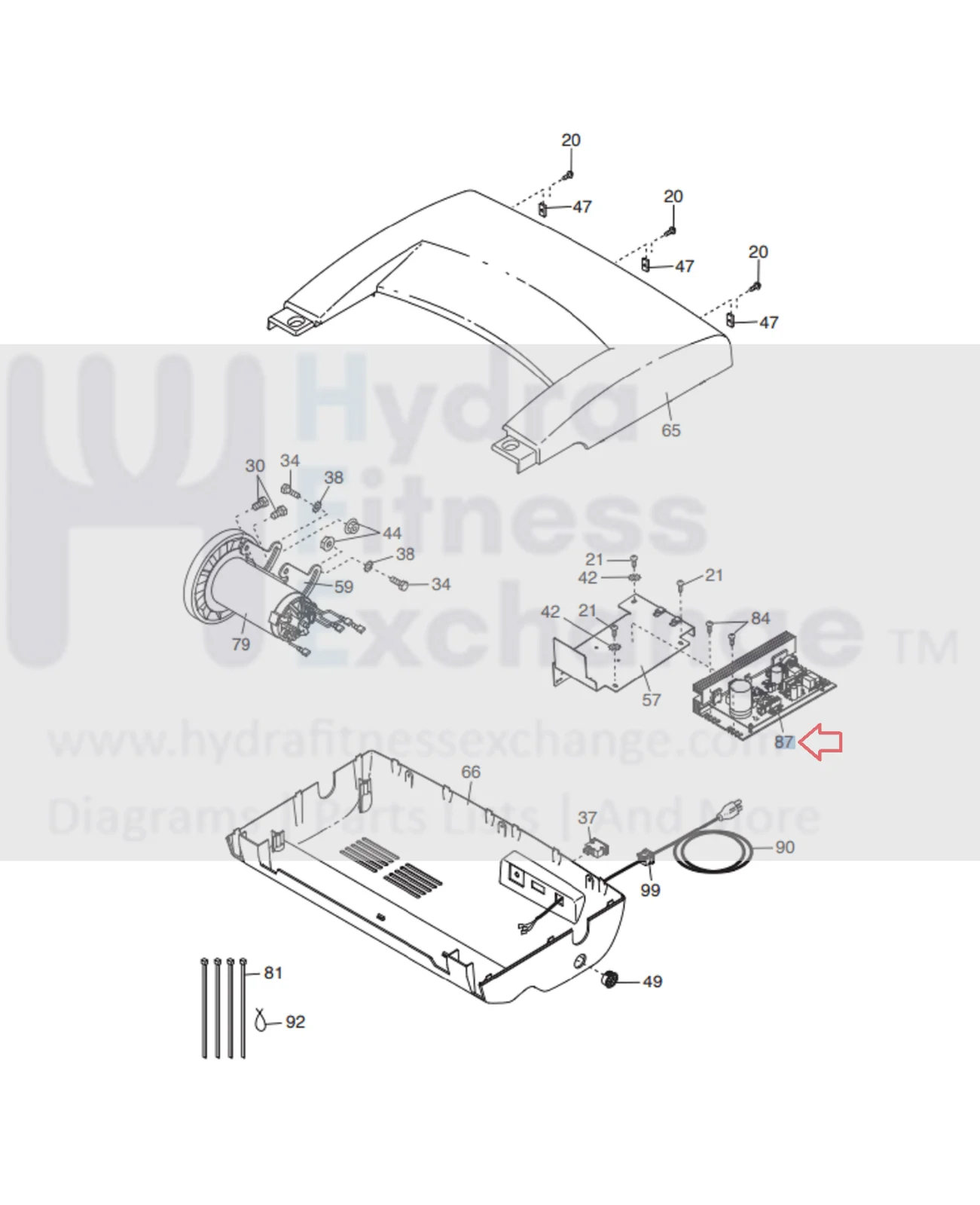 Weslo Treadmill Lower Motor Control Board Controller MFR-MC1618DLS & 391640 - Image 2