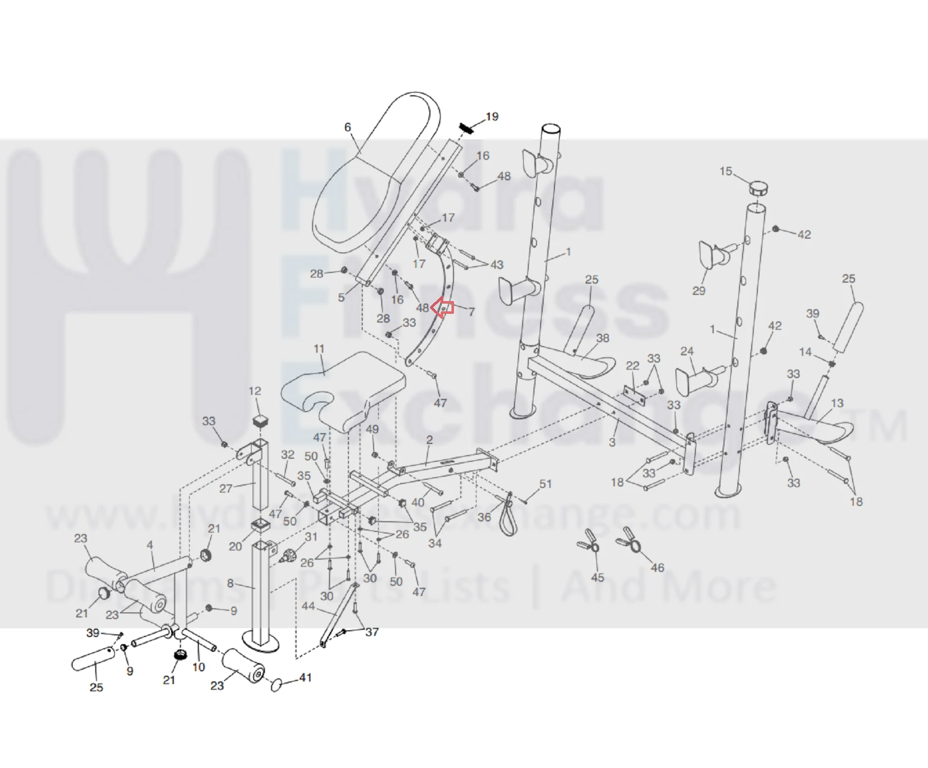 Weslo Weider Proform Nordictrack Icon Health Rider Strength System Screw M8 x 40mm 252363 - Image 2