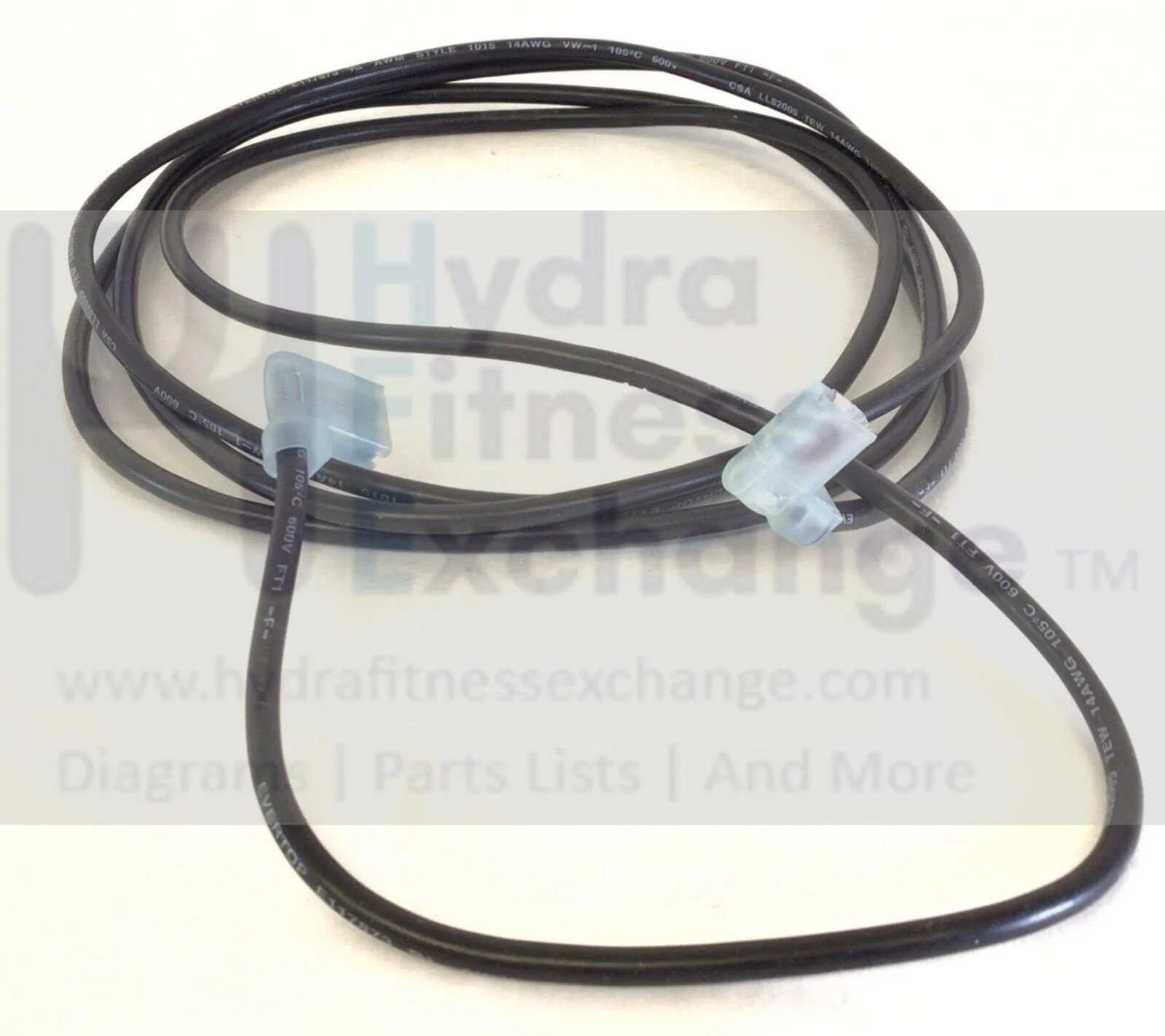 Weslo WETL25020 Treadmill Black Cable Right Angle Quick Connect Wire