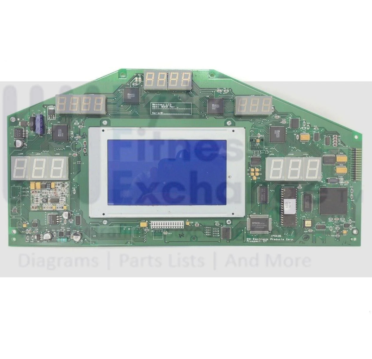 Woodway Desmo-S Treadmill Display board