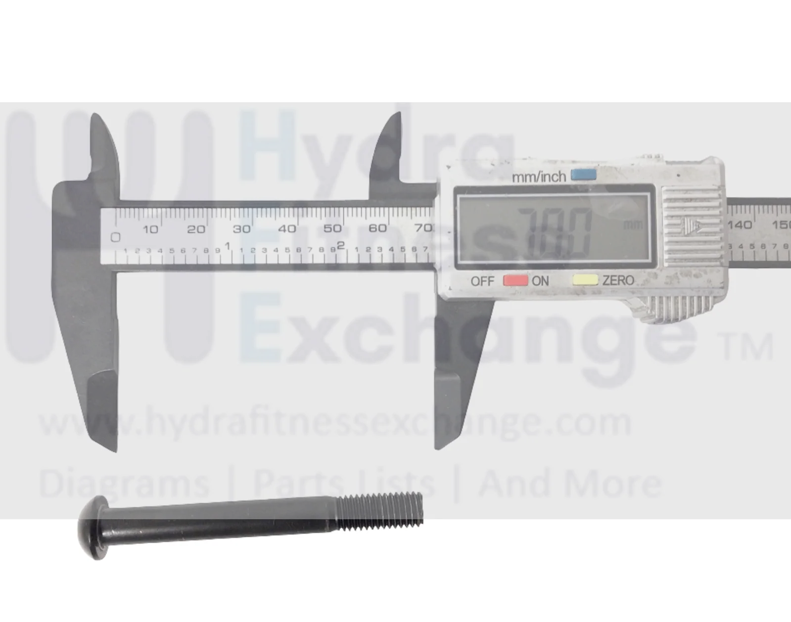 Xterra Fitness Treadmill Button Head Bolt M8 - 1.25 x 70mm Threads 20mm 341610 - Image 2