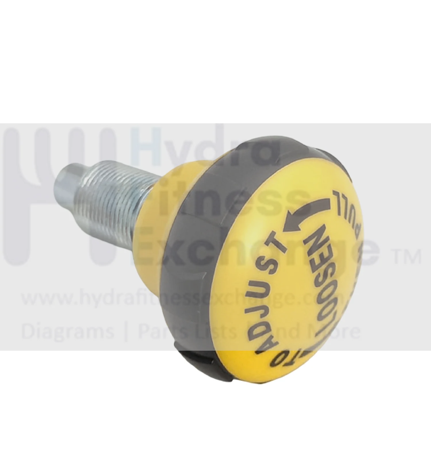 Yellow Pull Pin 58MM Knob Pop Pin M16 x 20mm Works with Stationary Bike