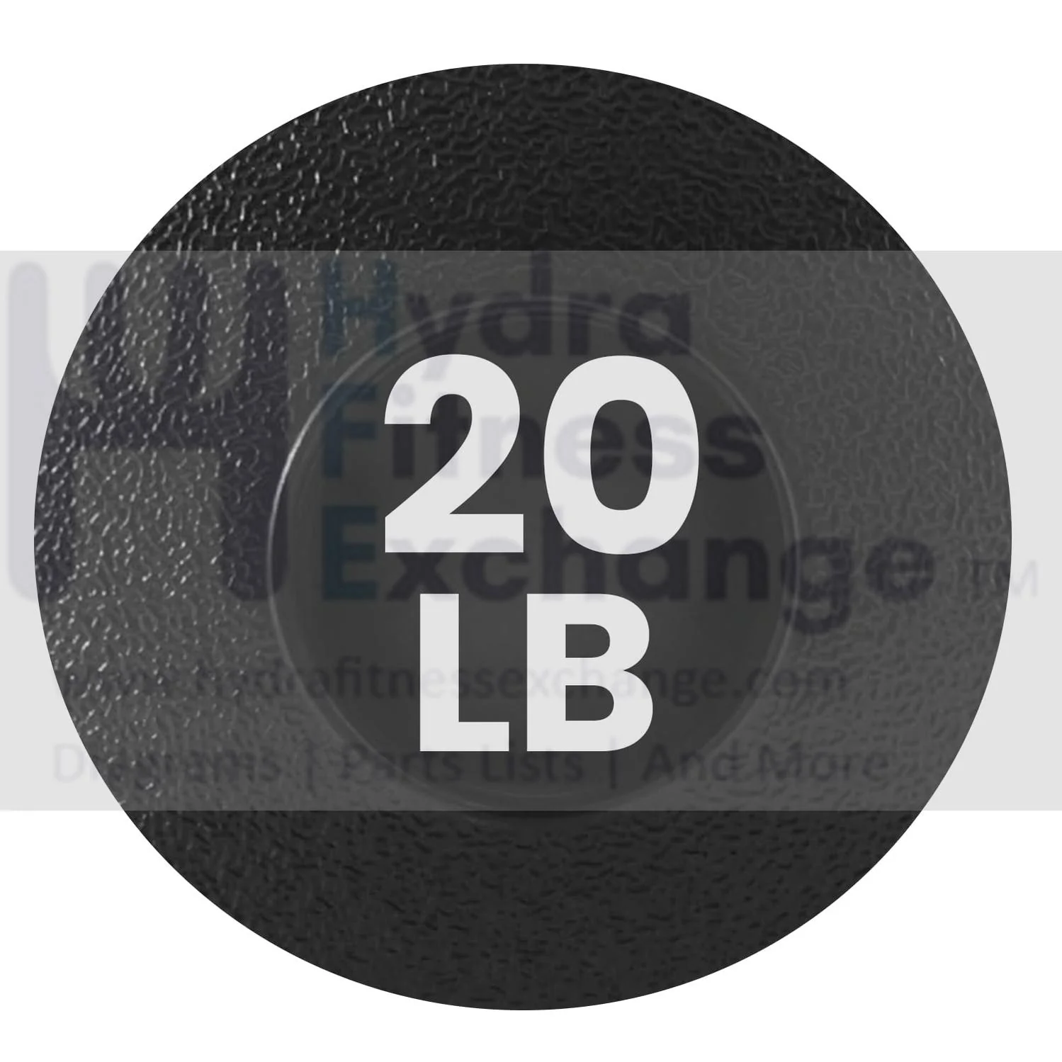 York Barbell 20LB Rubber Slam-Ball – Dead Weight with Textured Surface – Minimal Bounce Absorbs Impact – Pilates Yoga Strength Training Physical Therapy Cardio Exercises for Full Body Workout - Black - Image 8