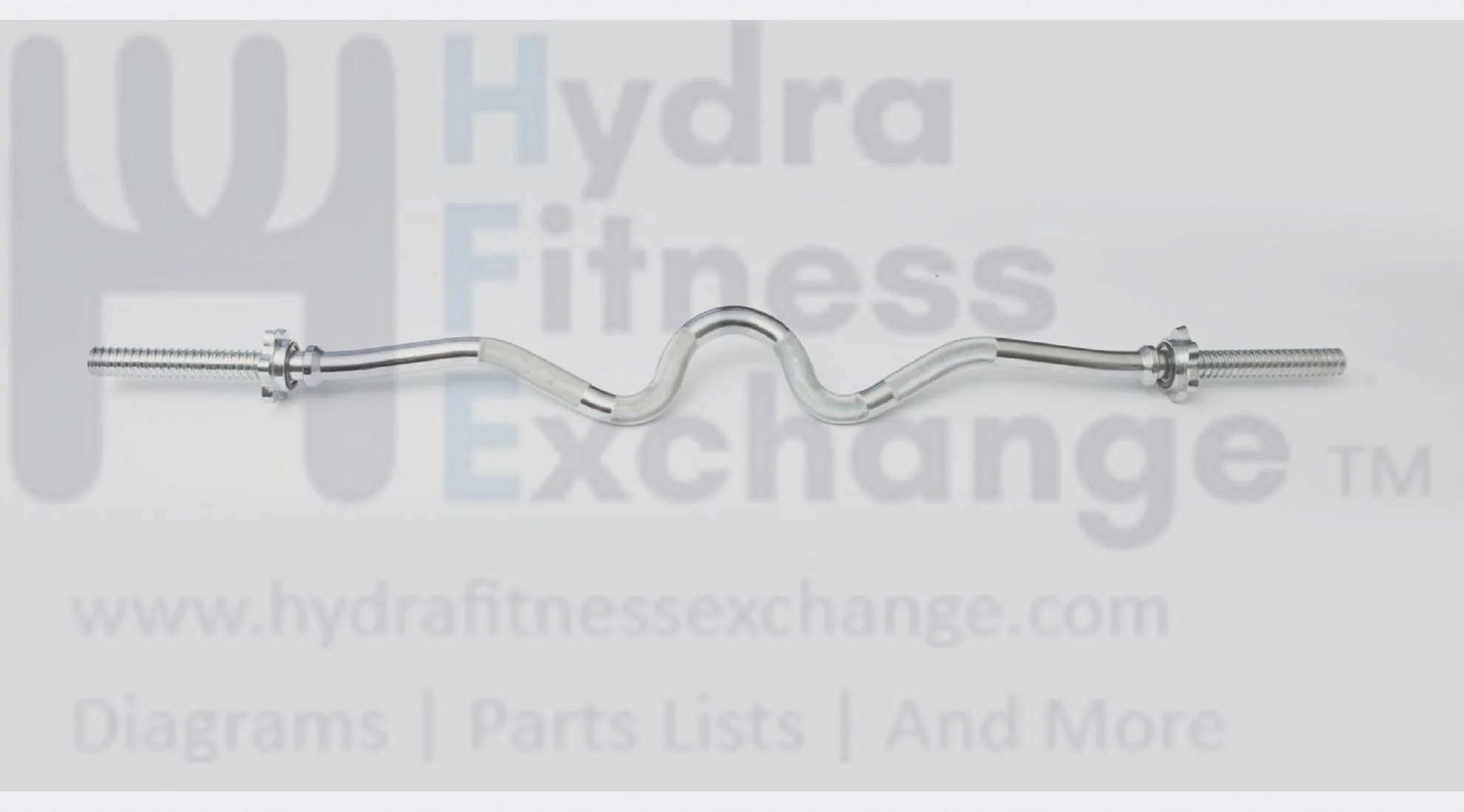 York Barbell Chrome Spin Lock Super Curl Bar with Spin-Lock Collars – 42 7/8” Standard 1” Plate Barbell, Four Knurled Grip Areas, Durable Chrome Finish, Ideal for Beginners & Standard Weight Plates