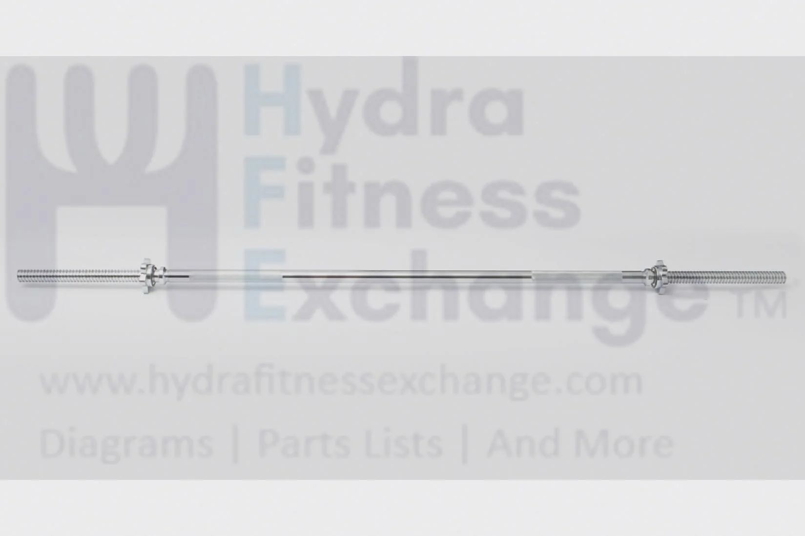 York Barbell Chrome Spin Lock Weight-Bar with Spin-Lock Collars – Available in 5ft Lengths – Durable Chrome Finish – Fits Standard 1” Plates – Ideal for Beginners & Home Gyms – Knurled Grip 17 LB - Image 2