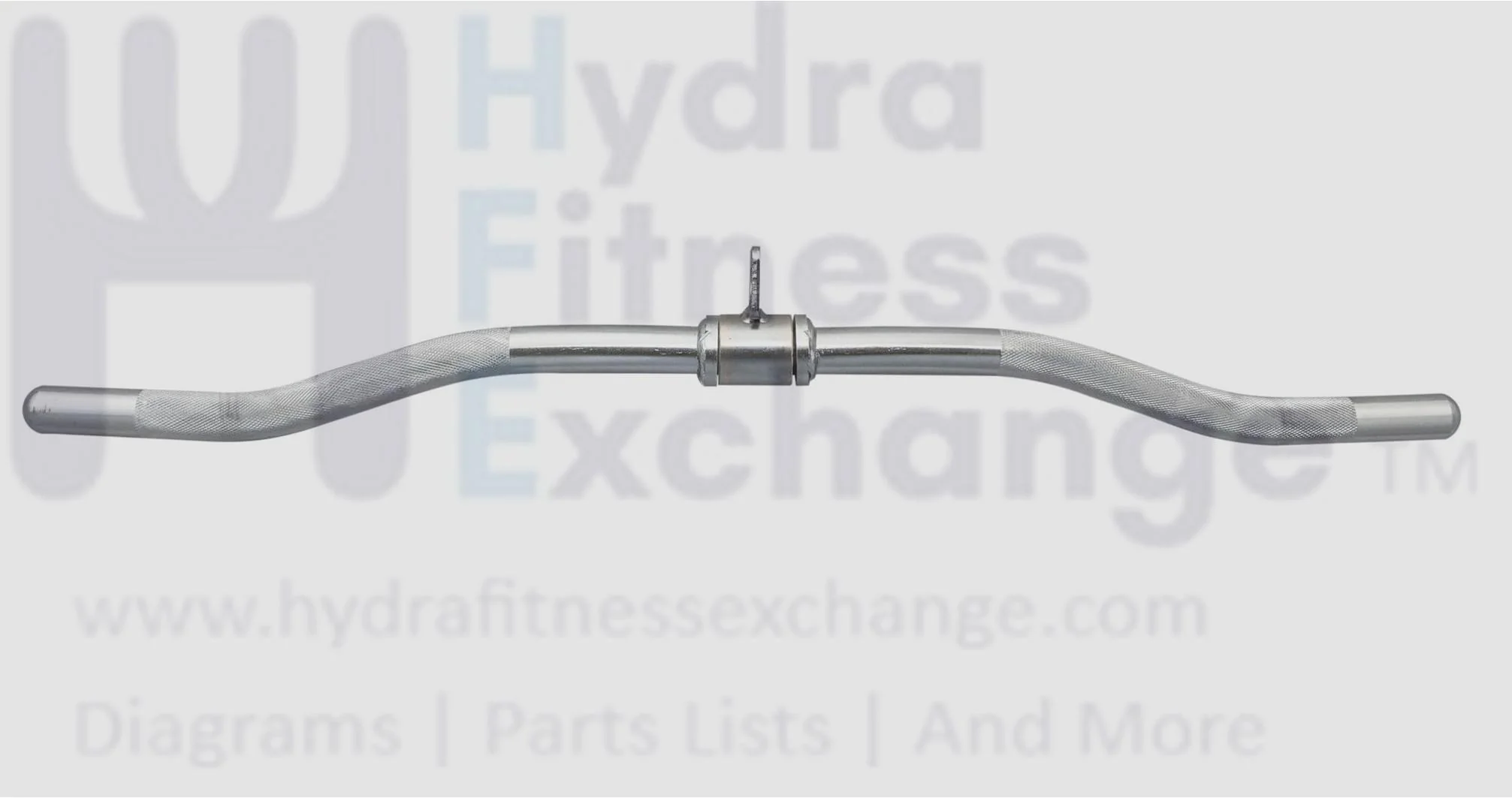 York Barbell E-28″ Solid Steel Curl Bar with Revolving Hook – Heavy-Duty Solid Steel Rotating Bar Attachment –  Cable Machine Handle for Triceps Press Downs, Pull Downs & More