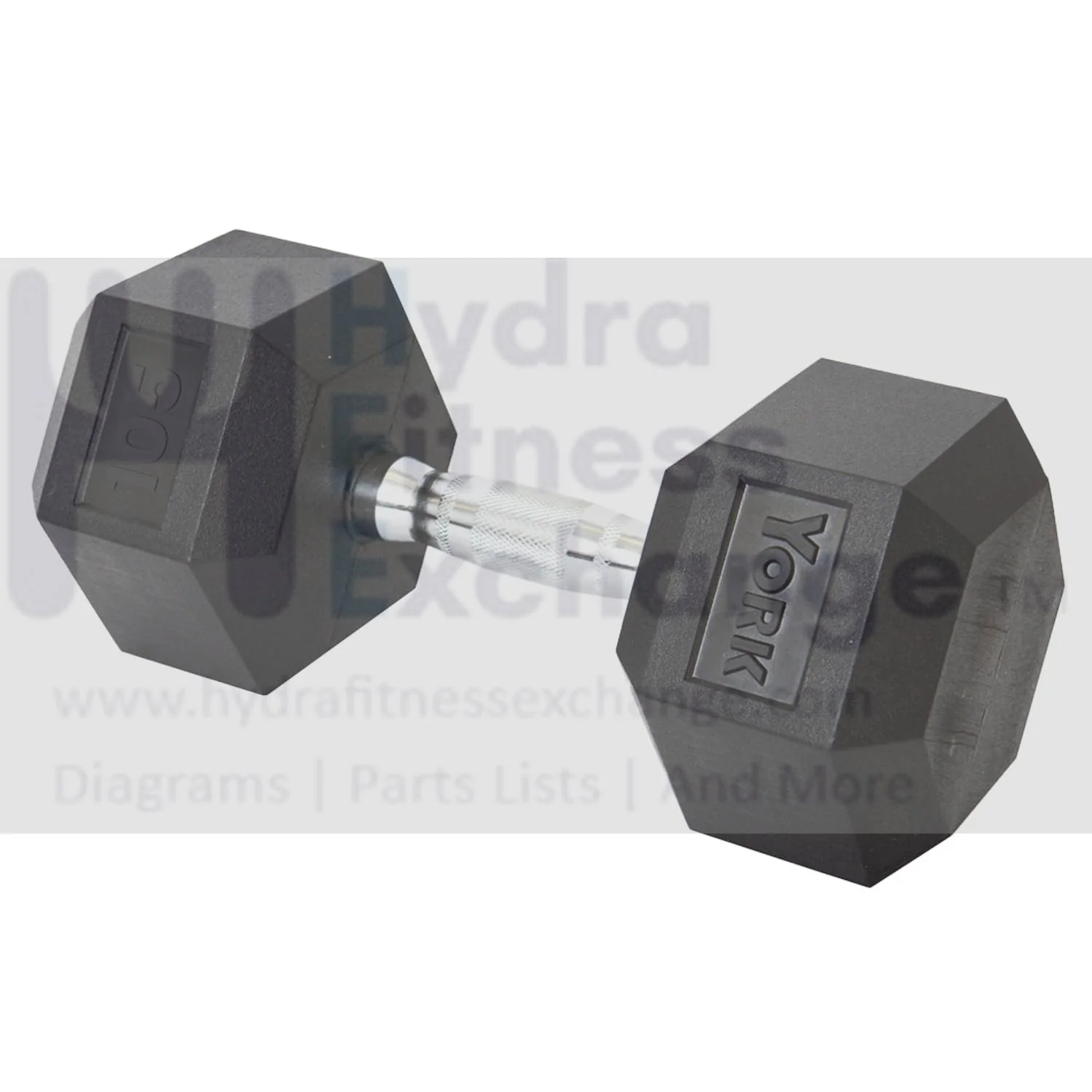 York Barbell Hex Dumbbell Set 105LB Rubber Coated Fixed Weight Dumbbells with Chrome Ergonomic Handle Odorless & Durable for Home Gym Women’s Strength Training Full Body Workouts - Pack of 1