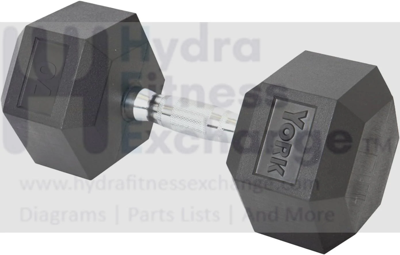 York Barbell Hex Dumbbell Set 70LB Rubber Coated Fixed Weight Dumbbells with Chrome Ergonomic Handle Odorless & Durable for Home Gym Women’s Strength Training Full Body Workouts - Pack of 1
