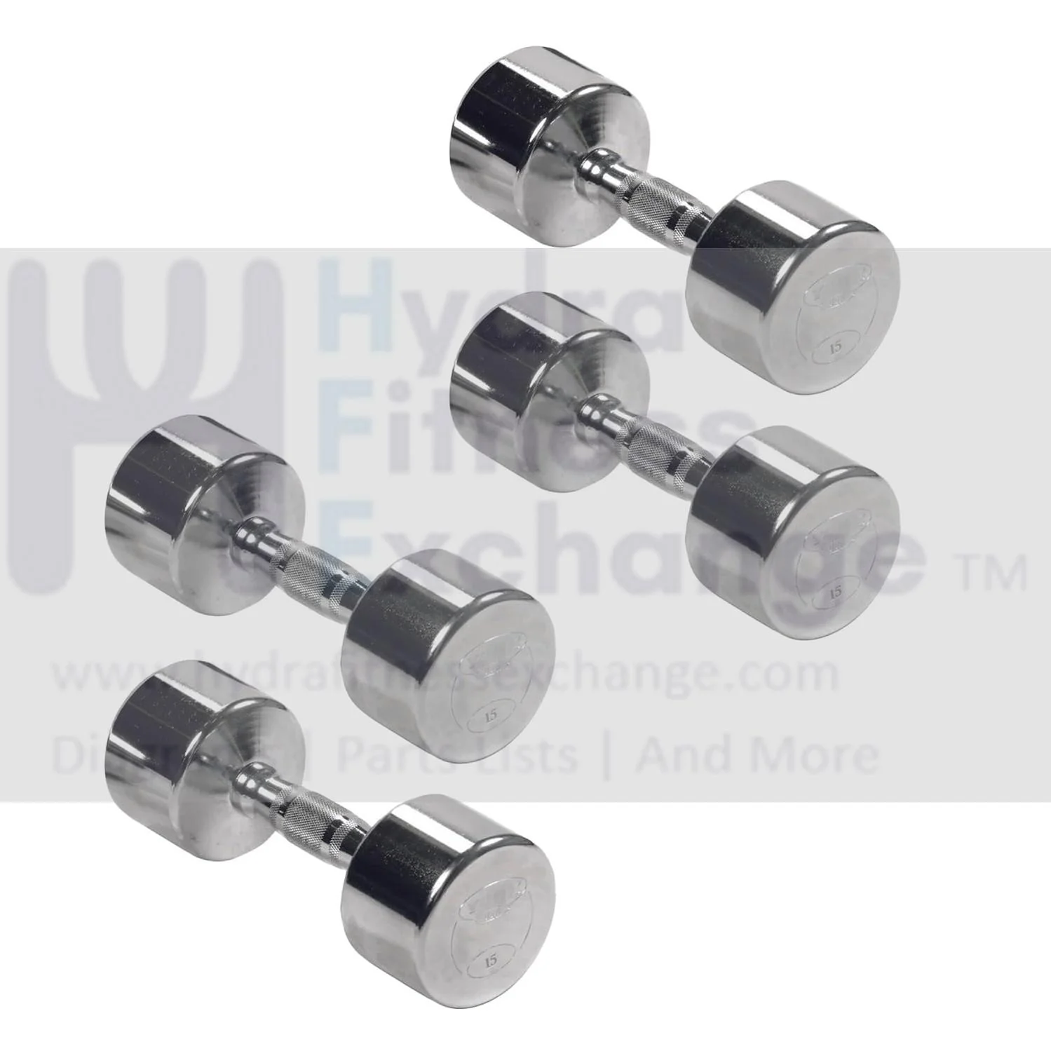York Barbell Professional Chrome Dumbbell with Ergo Grip, Heavy-Duty Solid Steel Knurled Handles, Hand Weights for Exercise Muscle Toning Home Gym Workout and Fitness Training - 25lb Pak of 4