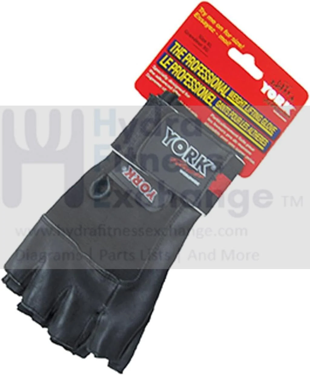 York Barbell Professional Weight Lifting Gloves for Men & Women Premium Cowhide
