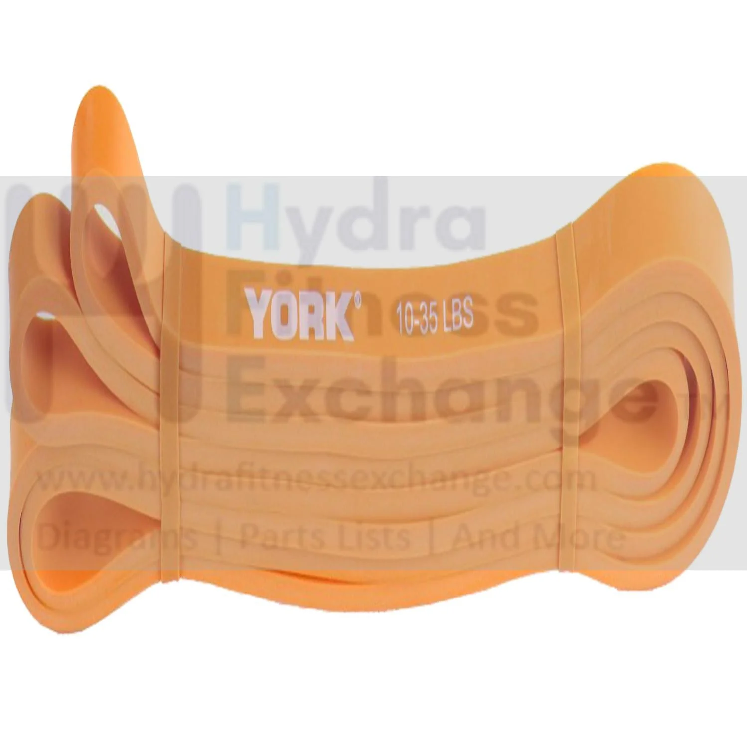 YORK Barbell Pull Up Resistance Bands 13mm - Orange  10-35lbs) - Heavy Duty Long Elastic Bands for Workout, Fitness, Training, and Physical Therapy - Large Rubber Bands for Men Women - Image 8