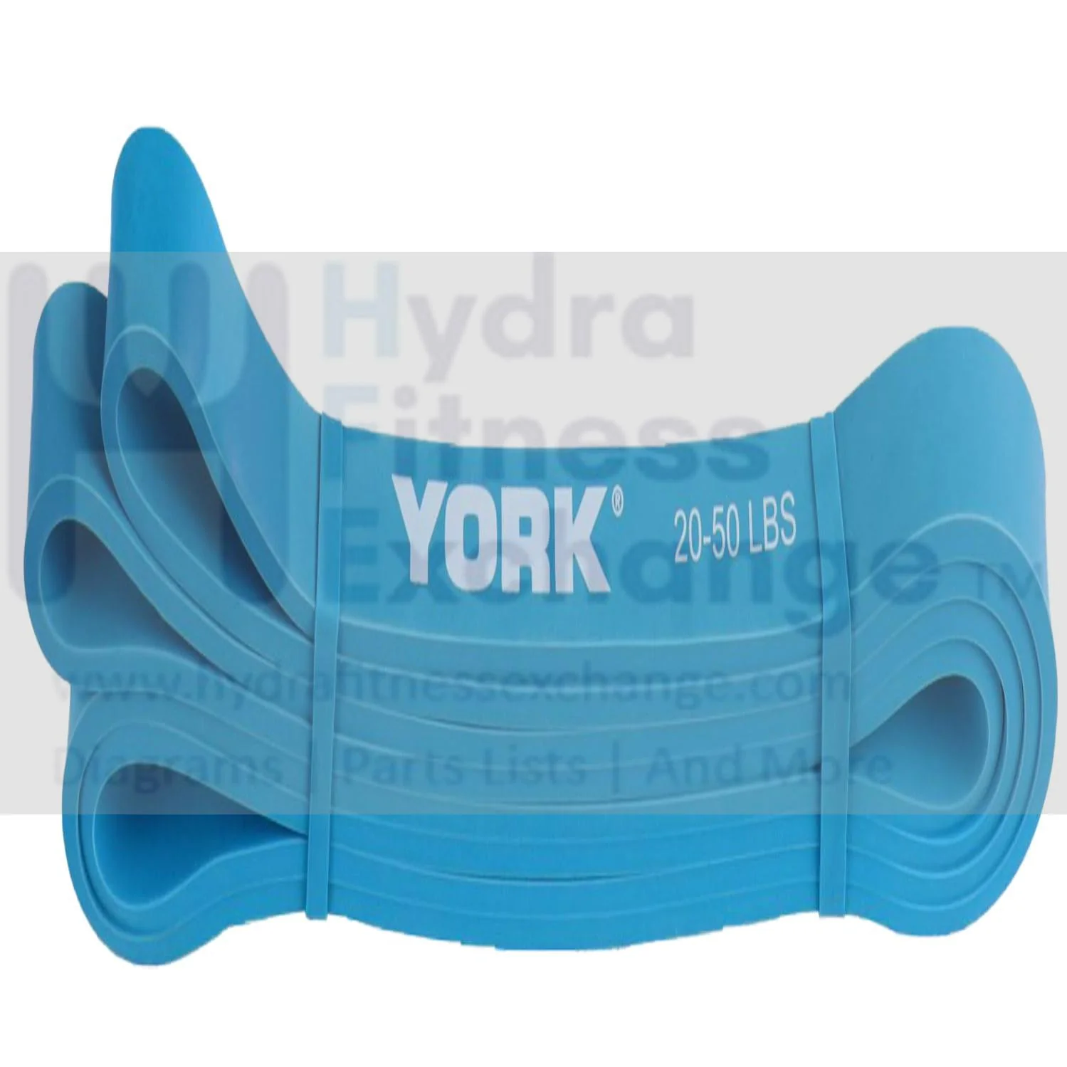 YORK Barbell Pull Up Resistance Bands 19mm - Light Blue (20-50lbs) - Heavy Duty Long Elastic Bands for Workout, Fitness, Training, and Physical Therapy - Large Rubber Bands for Men Women - Image 8