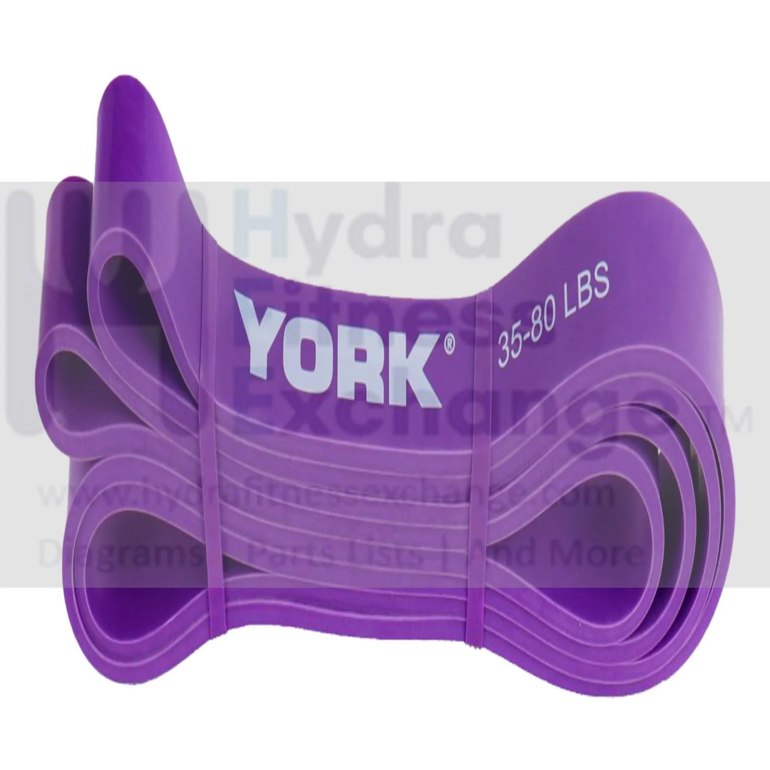 YORK Barbell Pull Up Resistance Bands 29mm - Purple (35-80lbs) - Heavy Duty Long Elastic Bands for Workout, Fitness, Training, and Physical Therapy - Large Rubber Bands for Men Women - Image 8