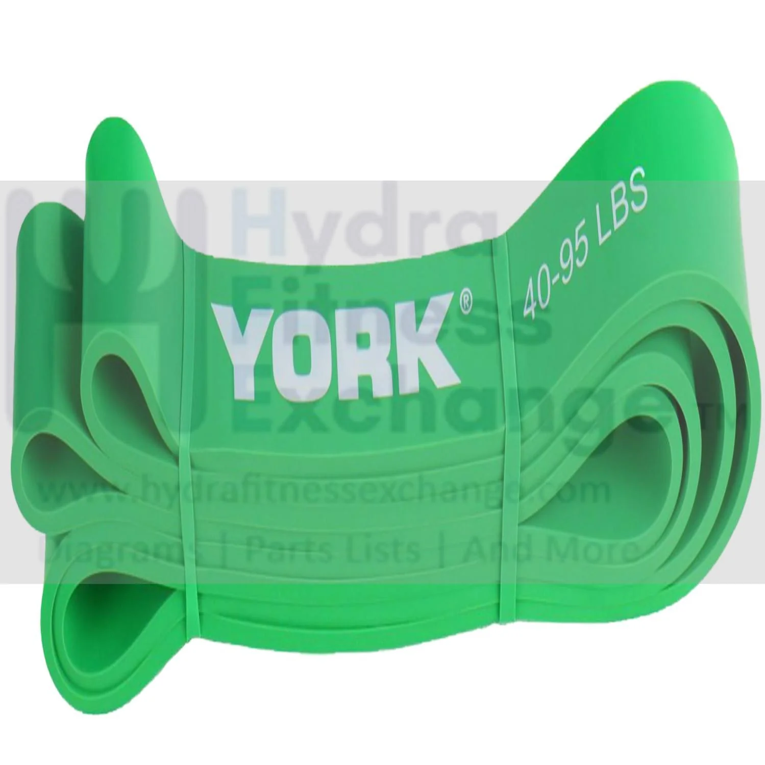 YORK Barbell Pull Up Resistance Bands 32mm - Green (40-95lbs) - Heavy Duty Long Elastic Bands for Workout, Fitness, Training, and Physical Therapy - Large Rubber Bands for Men Women - Image 8