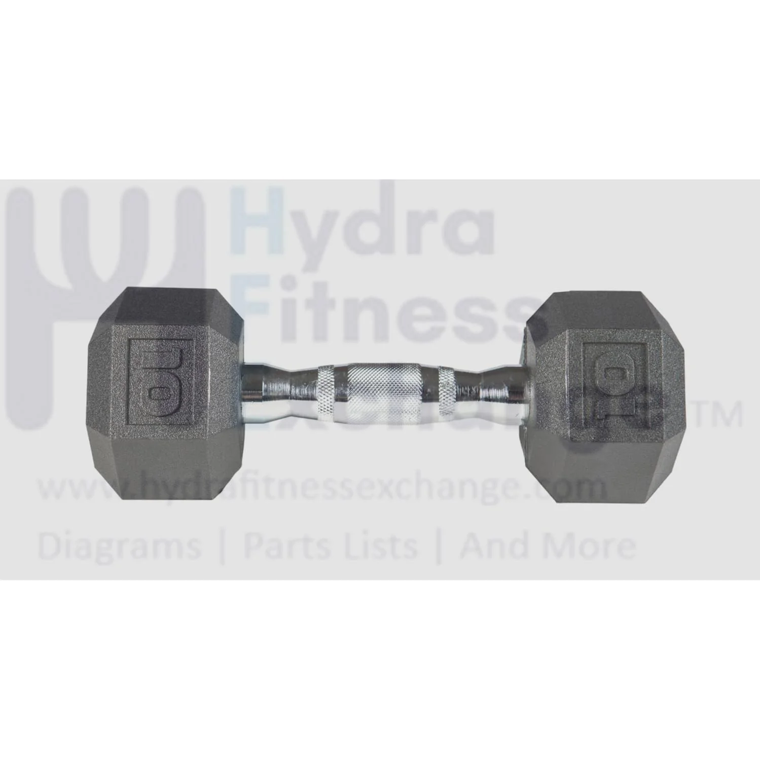 York Barbell PVC Hex Dumbbell with Chrome Ergonomic Handle – 10LB Single,