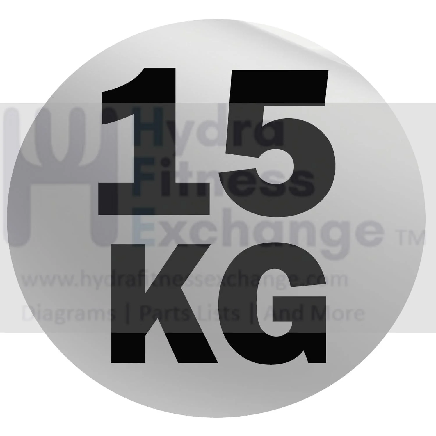 York Barbell Rubber Training Bumper Plate – Olympic Weight Plates with 2" Reinforced Center Steel Sleeve – Solid Rubber for Noise Reduction, Floor Protection – 15 kg Dia 17⅝", Thk 2¾" - Image 2