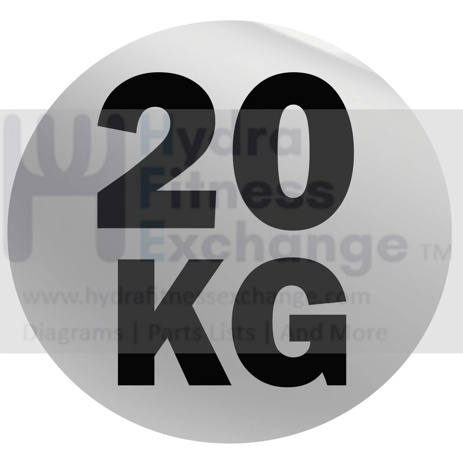 York Barbell Rubber Training Bumper Plate – Olympic Weight Plates with 2" Reinforced Center Steel Sleeve – Solid Rubber for Noise Reduction, Floor Protection – 20 kg Dia 17¾", Thk 3½" - Image 2