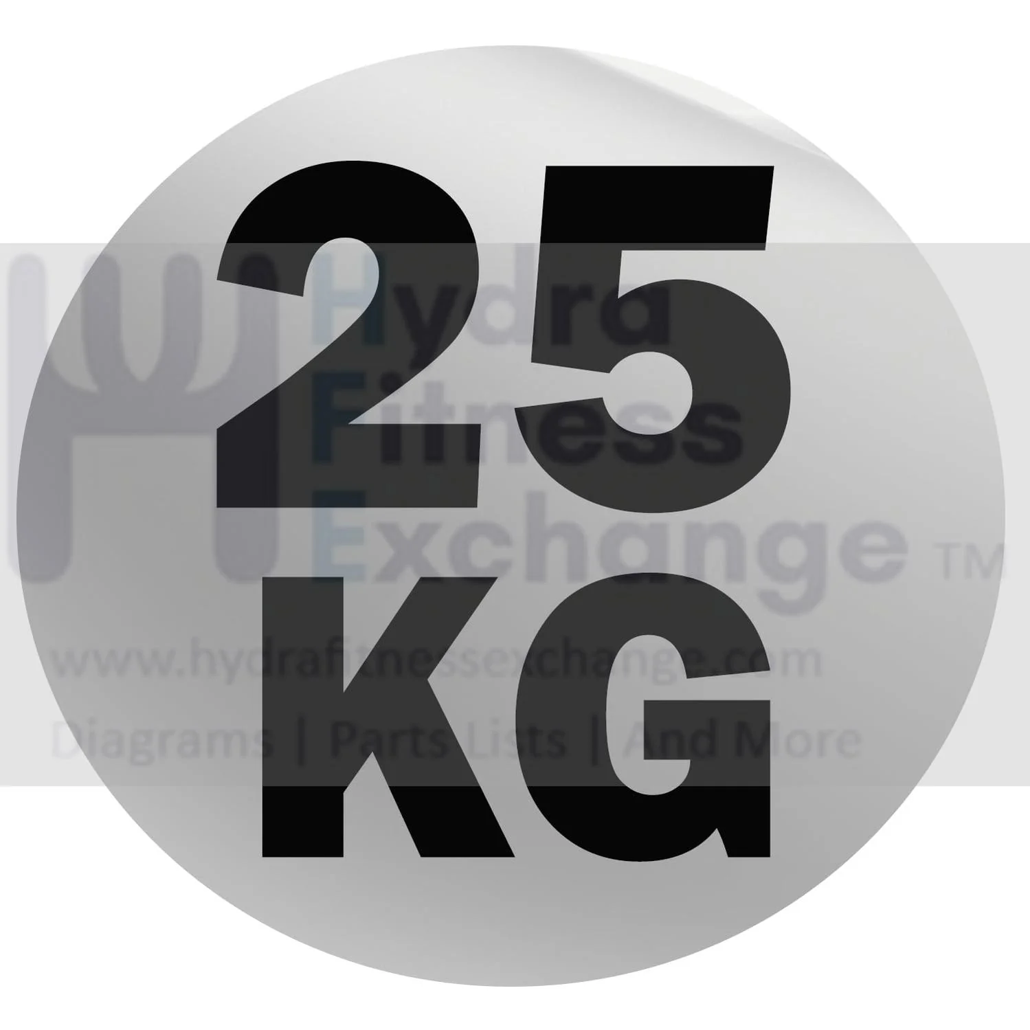 York Barbell Rubber Training Bumper Plate – Olympic Weight Plates with 2" Reinforced Center Steel Sleeve – Solid Rubber for Noise Reduction, Floor Protection – 25 kg Dia 17¾", Thk 3¾" - Image 2